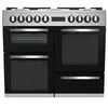 Image de bPRO 500 PF335325DX - Cuisinière (triple four) - pose libre - largeur : 100 cm - profondeur : 60 cm - hauteur : 90 cm - avec système auto-nettoyant -