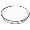 Image de - Plat à Tarte en Verre Rond 26cm Transparent