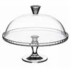 Image de Présentoir à gâteau sur pied 32 cm et sa cloche en verre - Pasabahce - Transparent / Cristal - Verre