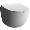 Image de Cuvette de WC suspendue SENTO sans bride - Cuvette seule sans abattant : Couleur: blanc V