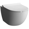 Image de Cuvette de WC suspendue SENTO compact - Couleur : BLANC