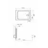 Image de Receveur de douche ARKITEKT carré 80x80cm antidérapant - - 5805L003M0578