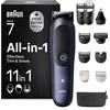 Image de Braun Soin corporel multifonction Series 7 11 en 1 ProBlade et AutoSense, 120 min, SkinGuard et ombrage de la barbe, AquaGrip pour utilisation sous l'eau, AIO7540, bleu en occasion ou reconditionné