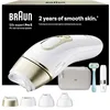 Image de Braun Epilateur Lumiere Pulsee Silk·expert Pro 5 PL5412, Blanc et Or   Alternative au Laser à Domicile, Filaire, avec Pochette, Mini Rasoir Visage, Manche et Cartouche De Lames Gillette Venus, 4 Têtes en occasion ou reconditionné