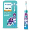Image de Philips Sonicare for Kids, brosse à dents électrique sonique avec application, pour enfant à partir de 3 ans, avec SmarTimer et QuadPacer pour un nettoyage en profondeur, turquoise, modèle HX6322/04 en occasion ou reconditionné