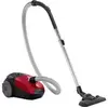 Image de PowerGo Aspirateur sac, filtre anti-allergie, retient 99,9 % des particules, 77db, 900W, rouge (FC8243/09)