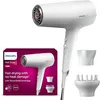 Image de Philips 5000 Series - sèche-cheveux, technologie ThermoShield, ionique, 2 100 W, blanc, avec concentrateur et diffuseur de volume, modèle BHD500/20 en occasion ou reconditionné