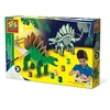Image de Dinosaure en bois qui brille dans le noir - Kit de bricolage - Fabrique ton propre dinosaure qui brille dans le noir.