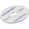 Image de Dremel SC456 Lot de 5 Disques à Tronçonner/Découper Métal 38mm EZ SpeedClic en occasion ou reconditionné