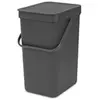 Image de Poubelle Waste Bin Sort & Go 12L Grey