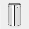 Image de TOUCH BIN NEW, 40L, SEAU INTERIEUR PLASTIQUE - BRILLIANT STEEL 112881