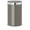 Image de Touch Bin 40 l platinum Code L - - Gris - Métal
