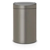 Image de poubelle touch bin - 40l - platinum 114908