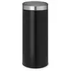 Image de Poubelle touch bin 30 l noir, couvercle en acier inoxydable