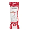 Image de Rouleau 20 sacs poubelles 20 l blanc Code Y - - Blanc - Plastique