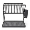 Image de Egouttoir à vaisselle pliable petit modèle gris foncé - - Gris - Inox