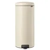 Image de Brabantia - Poubelle à Pédale 30L NewIcon - Grande Poubelle pour la Cuisine - Couvercle Soft-Close - Pédale Légère - Seau Intérieur Amovible - Antidérapant - Soft Beige - 30 x 38 x 68 cm en occasion ou reconditionné