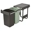Image de Poubelle Encastrable 2 X 15 L - Sort & Go Built-in - Brabantia