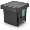 Image de Brabantia Poubelle coulissante Sort & Go | Poubelle à compartiments 10+10+20 L à installer sous l’évier de la cuisine | Système de tri intégré avec rails coulissants et bacs amovibles | Grey & Green en occasion ou reconditionné