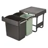 Image de poubelle encastrable 10 + 10 + 20 l - sort & go built-in