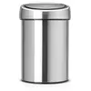 Image de Brabantia 363986 poubelle touch bin seau intérieur plastique 3 l matt inox