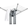 Image de Brabantia - Séchoir WallFix - Etendoir Linge - Antidérapantes - Résistantes aux UV, 24 m - Gain D'espace - Installation Facile - avec Boîte de Protection - Argent - 184 x 182 cm en occasion ou reconditionné