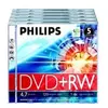 Image de - 5 x DVD+RW - 4.7 Go 4x - boîtier CD