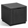 Image de Pouf de rangement Cube Graphite 213816