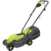 Image de Tondeuse Electrique Ø 32cm 1100W Bac 30L KZ GARDEN 3 hauteurs de coupe