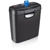 Image de Alpina Destructeur de Documents Papier   Broyeur Papier pour Maison et Bureau   Destructeur de Papier Détruit Cartes Bancaires   Déchiquetez 6 Feuilles A4 - Bac 10L   190W Puissance   Noir en occasion ou reconditionné