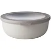 Image de Mepal - Bol Multifonction Cirqula Rond - Boîte Conservation Alimentaire avec Couvercle - Convient comme Boîte de Hermétique pour le Réfrigérateur, Micro-ondes & Congélateur - 1250 ml - Nordic white en occasion ou reconditionné