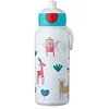 Image de Mepal - Gourde Pop Up Campus - Bouteille d'eau - Bouteille étanche pour l'école - Réutilisable - Sans BPA et passe au lave-vaisselle - 400 ml - Amoureux des animaux en occasion ou reconditionné