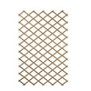 Image de Palissade de jardin 100 x 200 cm Bois Naturel