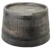 Image de Pied pour récupérateur d'eau en forme de barrique - 50 litres - PE rotomoulé brun