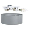 Image de Plafonnier 30x30x10 cm Gris