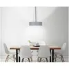 Image de Plafonnier 50x10 cm Gris, luminaire de plafond, lampe suspendue,, lampe de plafond, luminaire suspendu