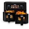 Image de Tristar Friteuse à Air Double Panier, Capacité Totale 9 L, 2500W, 10 Programmes, Écran Digital, Fenêtres de Cuisson, Revêtement sans PFAS, Minuterie Réglable, FR-9075 en occasion ou reconditionné