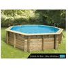 Image de Piscine bois Océa 5,10 x 1,20 m - Liner bleu -