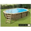 Image de Piscine bois Océa 5,50 x 3,55 x 1,20 m - Liner beige -