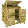 Image de Coffre de rangement pour filtration en bois de piscine