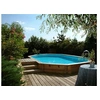 Image de Piscine bois Azura 7,50 x 4,00 x 1,30 m - Liner bleu -
