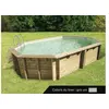 Image de Piscine bois Océa 6,10 x 4,00 x 1,30 m - Liner gris -