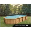 Image de Piscine bois Océa 8,60 x 4,70 x 1,30 m - Liner gris -