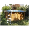 Image de Piscine bois Sunwater 4,10 x 1,20 m liner bleu -