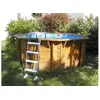 Image de Piscine bois Sunwater 3,60 x 1,20 m liner bleu -
