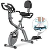 Image de Vélo d'appartement 10 Niveaux Résistance Magnétique, avec Connecté APP - plateau tournant et Fonction de traction
