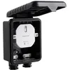 Image de Smartwares Plug & Connect Interrupteur encastrable extérieur avec boîte de dérivation   1 canal   Pour le contrôle de l’éclairage extérieur   Jusqu’à 1000 W   Portée sans fil jusqu’à 30 m   SH4-90451 en occasion ou reconditionné