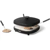Image de Tristar Pizza Family 4 Appareil à Pizza, 25x25 cm, 900 W, Pour 4 Personnes, Revêtement Céramique Sans PFAS, Plaques Amovibles, 4 Pelles et Coupe-Pâte, PZ-9174 en occasion ou reconditionné