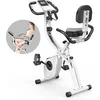 Image de 3 en 1 Vélo d'appartement Pliable - 8 Niveaux de Résistance Magnétique - Volant d'Inertie 2,5KG - écran LCD - Siège Réglable