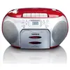 Image de Lecteur CD/radio FM stéréo portable SCD-420RD Rouge-Argent
